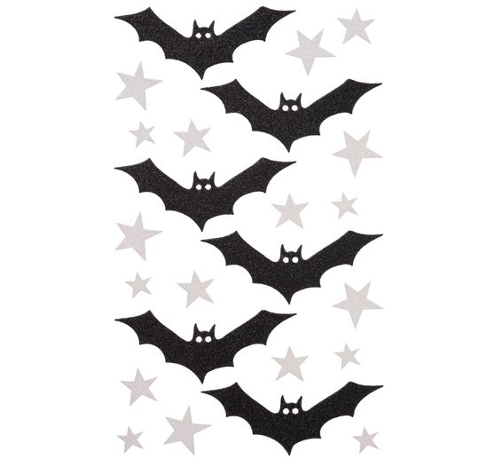 Glitter stickers "Bats"