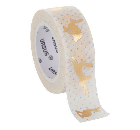 Masking Tape "Hasen, gold"