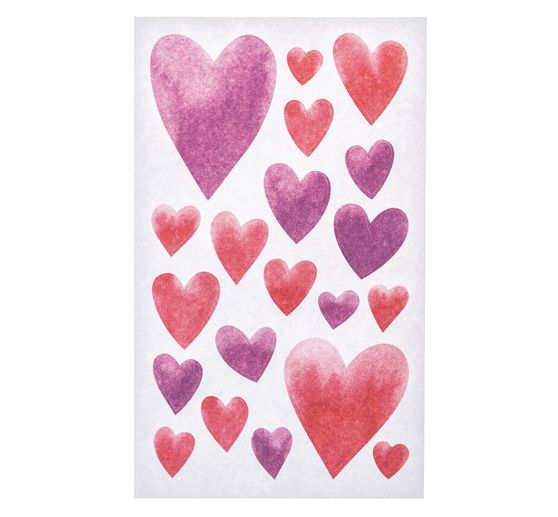 Sticker "Hearts Aquarelle"