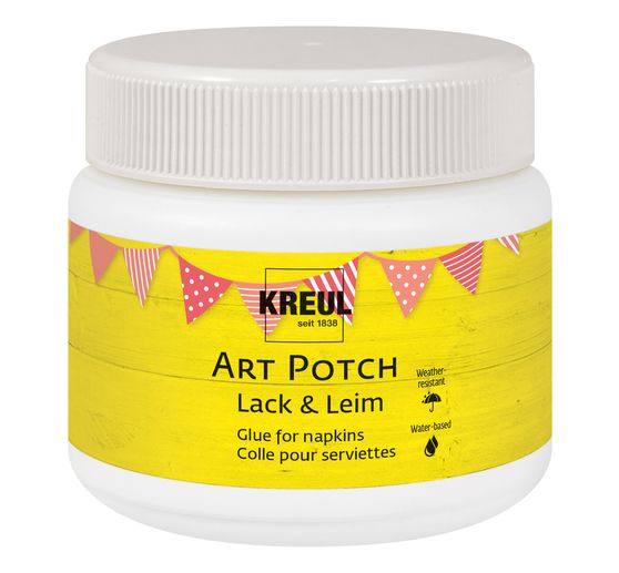 Colle-vernis pour serviette KREUL Art Potch « Mat », 154 g / 150 ml