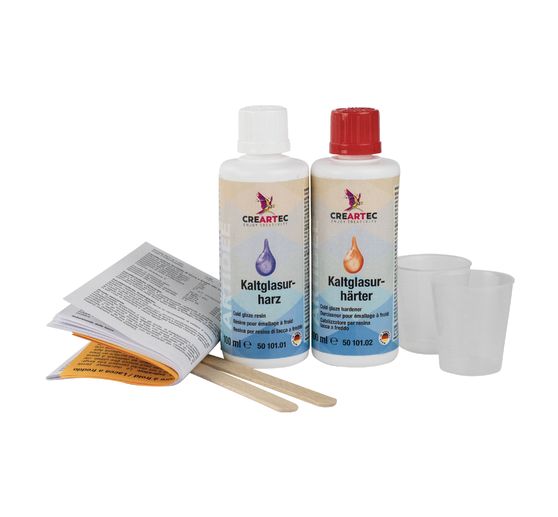Koud glazuur set, 200 ml