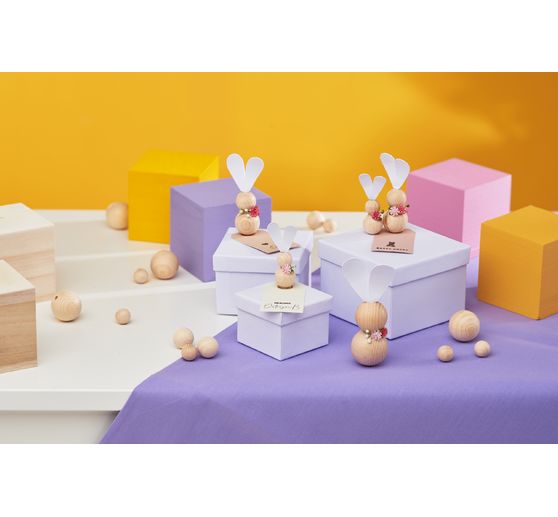 VBS Pappschachteln "Quadrat", 12er-Set