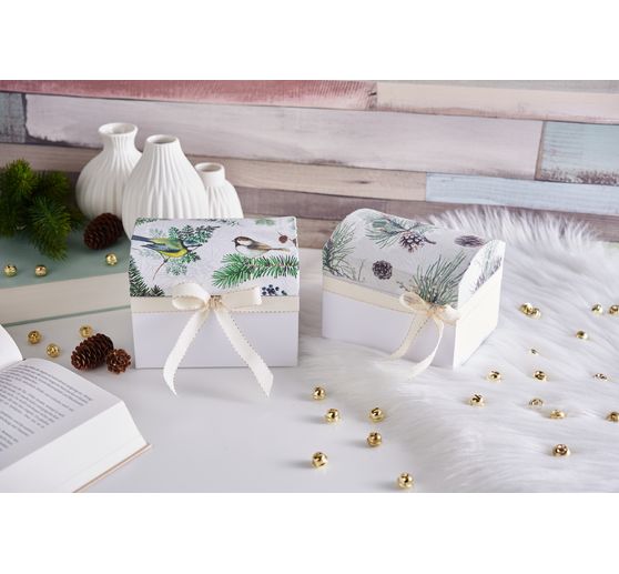 VBS Coffrets, 2 pc., en carton blanc