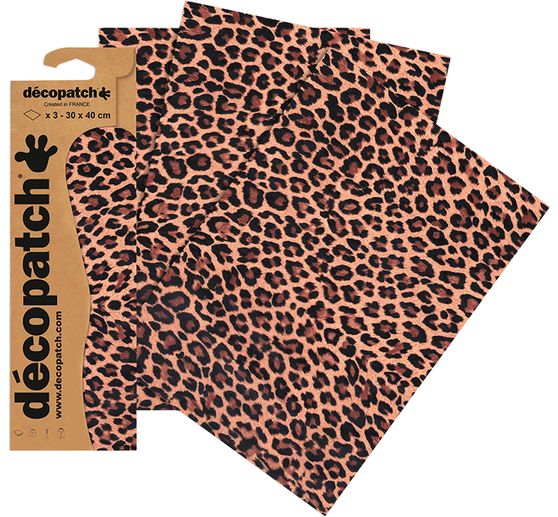 D&eacute;copatch-Papier "Leopard"