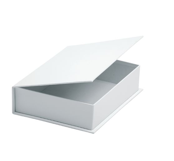 VBS Klappdeckel-Box aus weißem Karton