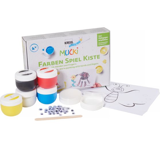 MUCKI set "We paint with hands and fingers"