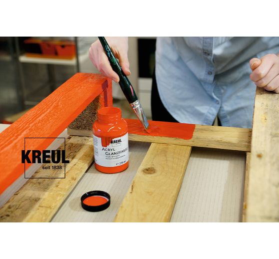 Acrylic gloss paint on wood new arrivals