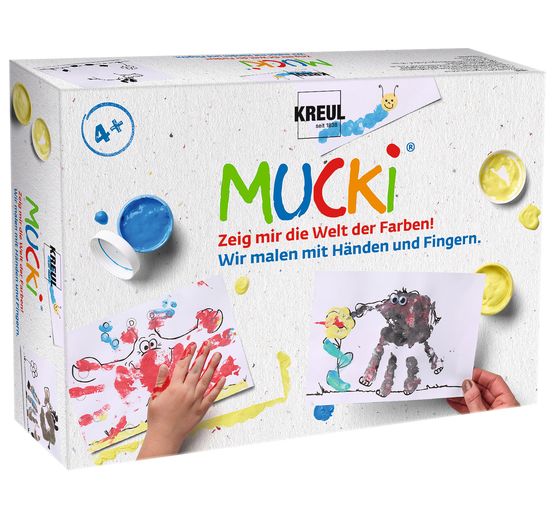 MUCKI set "We schilderen met handen en vingers"