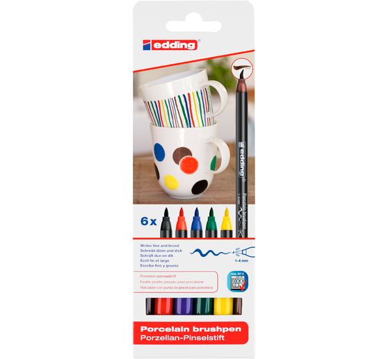 edding 4200 Porselein penseelpen "Family"
