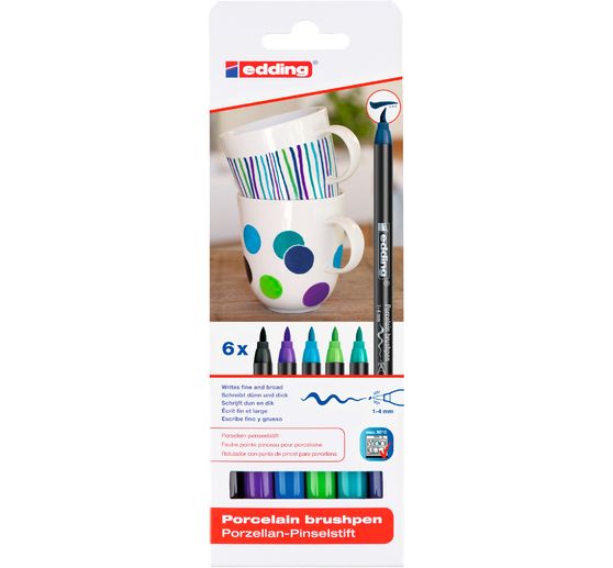 edding 4200 Porselein penseelpen "Cool"