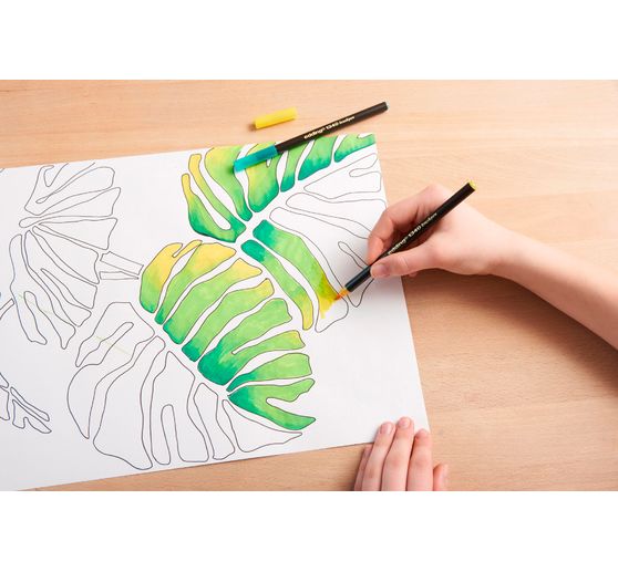 Tangle Brushpens, set de 10, edding 1340