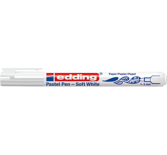 edding 1500 "Pastel Pen - Soft White"
