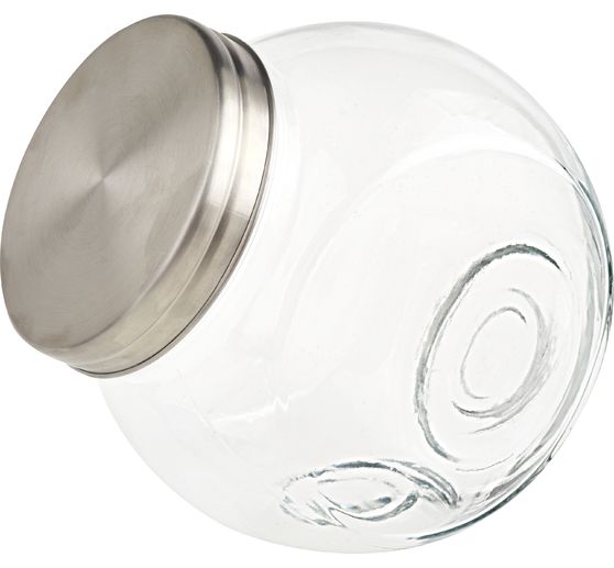 Bocal incliné en verre/bonbonnière VBS