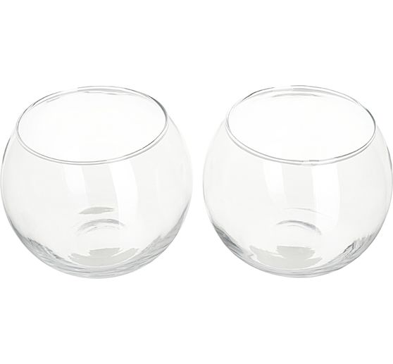 Verres &agrave; bougie chauffe-plat VBS &laquo; Bowl &raquo;, &Oslash; 10,5 cm, 2 pi&egrave;ces