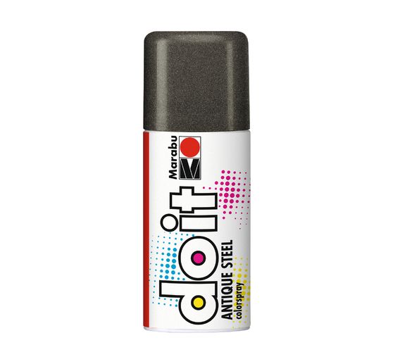 Peinture spray Marabu do it « Antique Steel », 150 ml