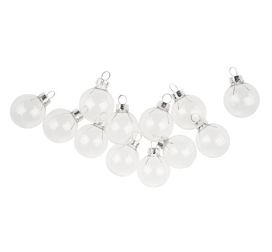 VBS Glass balls, Ø 3 cm, 12 pieces