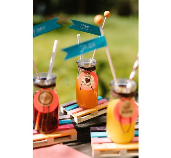 VBS Glazen fles met kurk