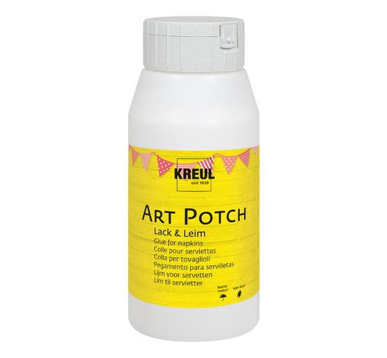 Colle-vernis pour serviettes KREUL Art Potch « Mat », 771 g / 750 ml