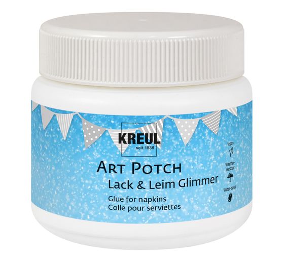 Colle-vernis pour serviettes Art Potch KREUL « Micas », 159 g / 150 ml