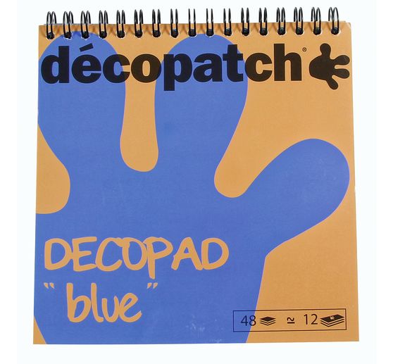 Décopatch paper pad "Decopad Blue"
