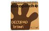 Décopatchpapier "Decopad Bruin"