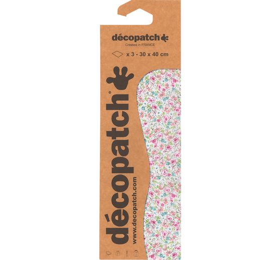 D&eacute;copatch papier "Bloem"