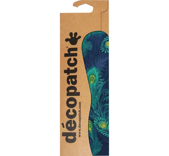 D&eacute;copatch-Papier "Pfauenfedern",