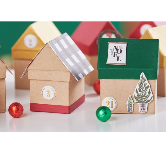 Boîtes en carton VBS « Maison », 40 pc.