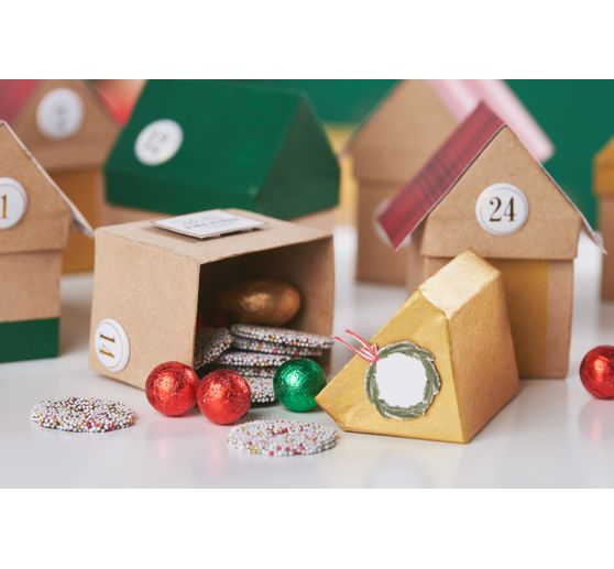 Boîtes en carton VBS « Maison », 40 pc.