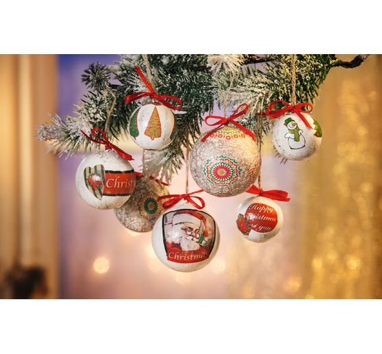 Papier mache ballen "Grootte mix", 105 stuks