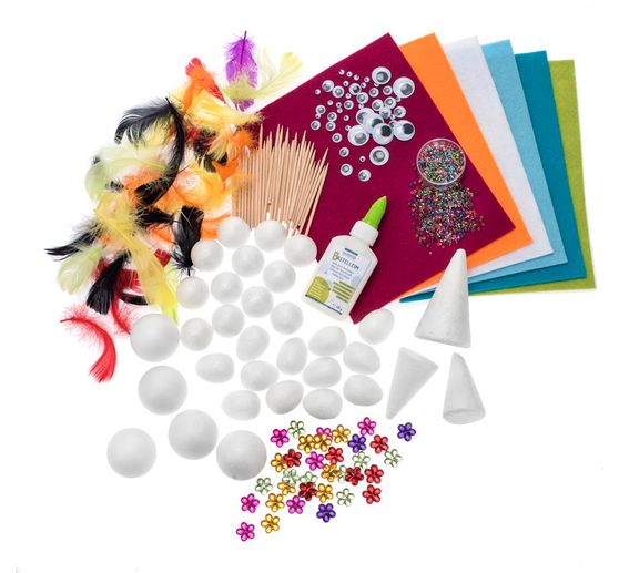 Jumbo creatieve mix "Piepschuim", ca. 1.000 onderdelen