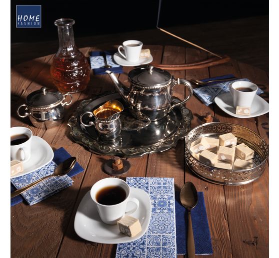 Servet "Blauwe tegels"