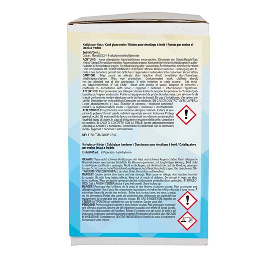 Koud glazuur set, 500 ml