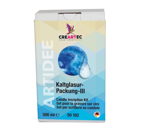 Koud glazuur set, 500 ml