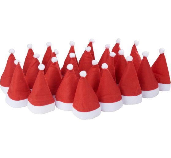 VBS Kerstmutsen voor 8 cm hoofddiameter, 24 stuks