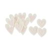 Vilt-Strooidelen "Hearts Stiched", 12 stuks Room/Roze