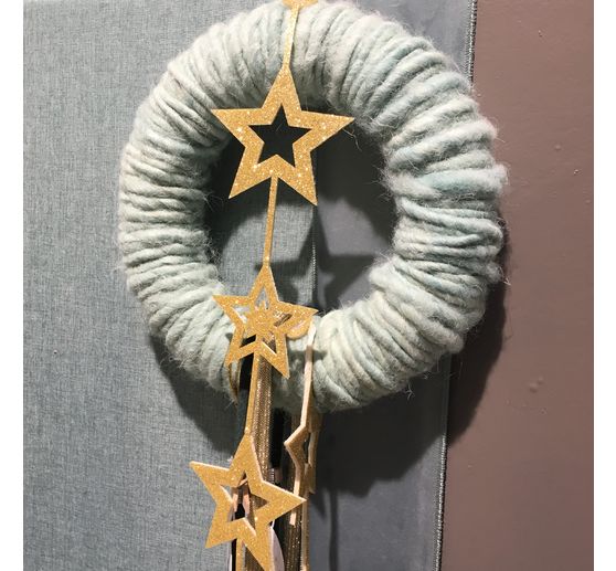Glitterkrans "Stars"