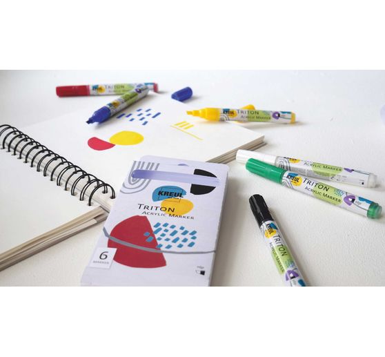 KREUL Triton Acrylic Marker "edge", 6er-Set