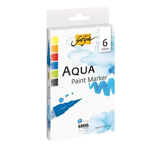 Solo Goya Aqua Paint Marker, set van 6