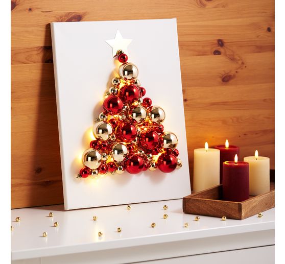 Boules de Noël en plastique, 18 pièces