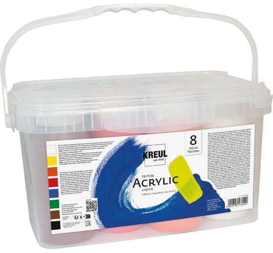 Peinture KREUL Triton Acrylic Liquid « Powerpack »