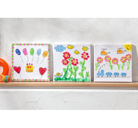 VBS Schildersdoek 20 x 20 cm, 5 stuks