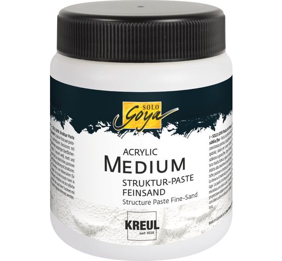 Acryl Medium Structure Paste Fijn Zand