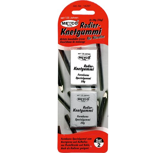 Radier-Knetgummi, 2er-Set
