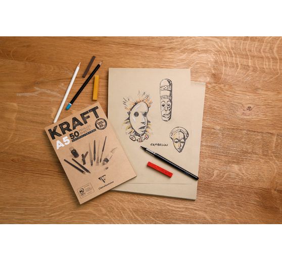 Kraftpapier-Block