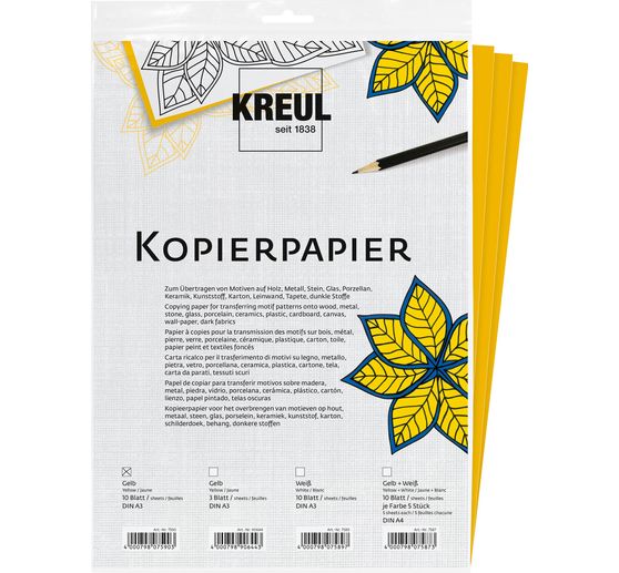 KREUL zelfkopiërend papier, 10 vel