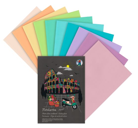 Foto kartonnen blok "Pastel"