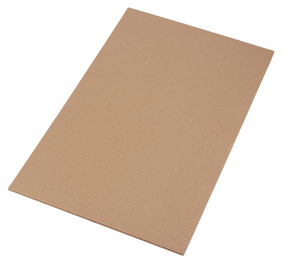 Corrugated board blank, 2-flute