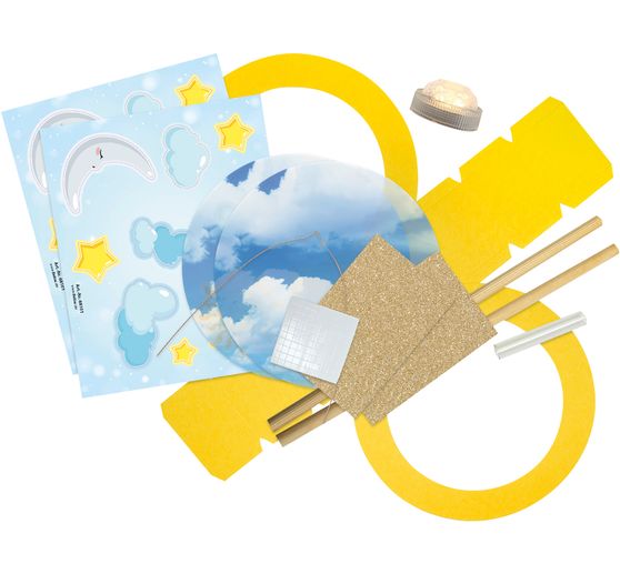 Lantaarns-"Zonne,Moon and stars craft kit"