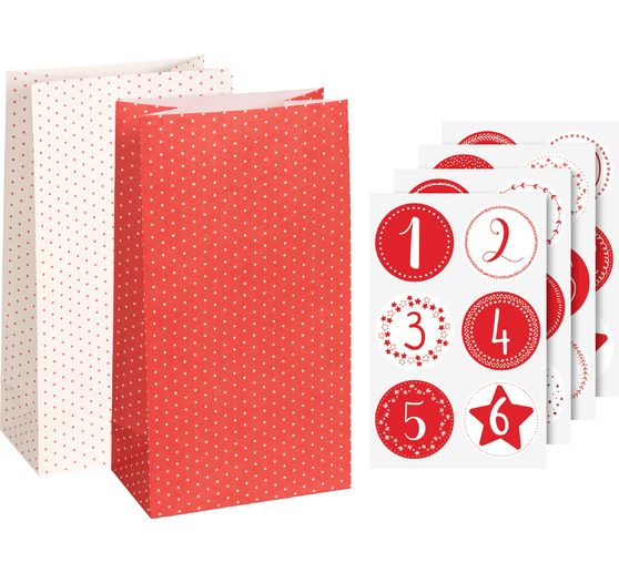 Maxi-Adventskalender-Set van "Stippen"